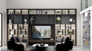 Mobile <span class=keywords><strong>TV</strong></span> Personalizzato per Soggiorno <span class=keywords><strong>di</strong></span> Villa e Appartamento Moderni |   Servizio Professionale <span class=keywords><strong>di</strong></span> Progettazione e Disegno Tecnico - Product Image 2