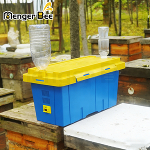 Dual Queen Rearing Plastic Bee Transport Box Ventilated Nucleus Hive Case with Frame Support Grooves for Bee Colony Moving - Product Image 1