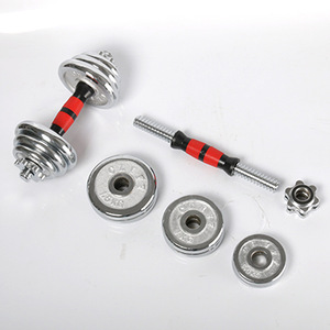 Ensemble d'haltères réglables en fonte de 15kg, poids libre avec bielle utilisée comme haltère d'entraînement de gymnastique - Product Image 5