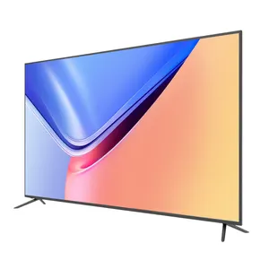 TV pintar Android LED 1080P televisi FHD 50 55 inci layar penuh tanpa bingkai Populer