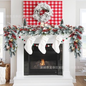Ruyin Artificial Christmas Vine <b>Garland</b> For Home Decorations 150cm Plastic <b>Pine</b> Branches Holiday Decoration - Product Image 2
