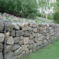 Panier gabion en acier galvanisé soudé, murs de soutènement, blocs, nouveau type de clôture gabion soudée, treillis métallique en fil de fer, boîte gabion