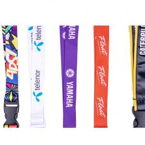 OEM Blank Sublimation Polyester Nylon Masking Lanyard Plain Medal Ribbon Cheap Personalized Custom Logo Printed Lanyard - Product Image 4