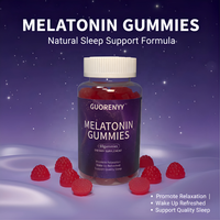 Gommes à la mélatonine avec L-théanine et extraits de plantes - Soutien au sommeil, relaxation et réveil rafraîchissant - Complément alimentaire
