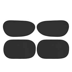 Car Side <b>Window</b> Sunshade Oval Electrostatic PVC Sun Protection For Car <b>Window</b> General Use - Product Image 1