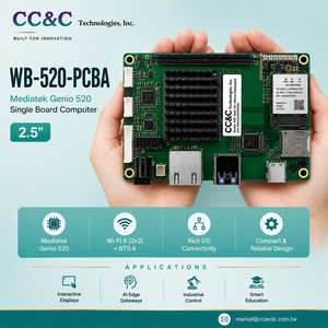 มีเดียเทค เจนิโอ 520 MT8371 คอมพิวเตอร์บอร์ดเดี่ยวแบบฝังตัว รองรับ WiFi 6 และ BT5.4 บอร์ด PCBA อุตสาหกรรม - Product Image 1