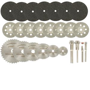 30 pièces disques diamantés meule de ponçage lame de <span class=keywords><strong>scie</strong></span> <span class=keywords><strong>circulaire</strong></span> travail du bois métal <span class=keywords><strong>Dremel</strong></span> Mini perceuse outil rotatif accessoires - Product Image 2