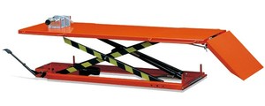 Gunting hidrolik Manual 150KG portabel, Platform angkat datar troli Mini kereta tangan troli baja baru - Product Image 6