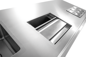 เครื่องชงชาสแตนเลสแบบสองอุณหภูมิสำหรับอุปกรณ์ร้านกาแฟ-เคาน์เตอร์ชงชาพร้อมบาร์น้ำและเครื่องทำนม - Product Image 2