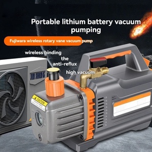 DC 18V-21V Lithium <b>Battery</b> Cordless Vacuum <b>Pump</b> Double Stage 2CFM 1/4HP with Rechargeable <b>Battery</b> and Charger for A/C Service - Product Image 5