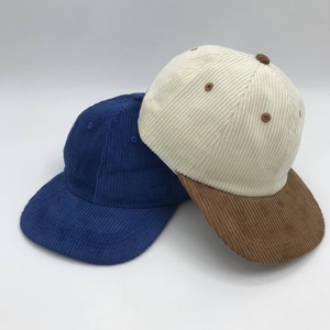 Casquettes Snapback Unisexe en Tissu Éponge à Pois, Fabrication en Usine, Chapeaux Vides en Velours Côtelé, Réglables en Métal et Plastique, Patch Logo Brodé Noir, Vente en Gros - Product Image 3
