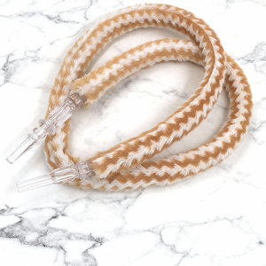 Tuyaux en plastique pour narguilé en flanelle à motifs blancs et roses, accessoires pour narguilé, narguilé, tabac, fournitures pour fumer à la maison - Product Image 3