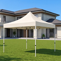 Tente extérieure pliable 3x3 pieds, imperméable, coupe-vent, protection solaire, durable, en PVC monocouche, pour expositions et salons professionnels, grands événements