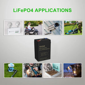 YABO-sistema de alarma de ciclo profundo, batería de 6v, 6.8ah, con cargador - Product Image 6