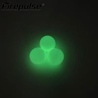 Balle de golf Surlyn à double couche qui brille dans le noir, pour tournoi et compétition, logo personnalisé disponible