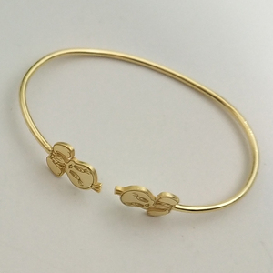 Braccialetti Personalizzati con Qualsiasi Personaggio dei Cartoni Animati <span class=keywords><strong>Gioielli</strong></span> per Bambini in Acciaio Inox Placcato Oro 18k Bracciali Regolabili Carini per Bambine - Product Image 3