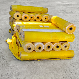Rouleaux de bâche imperméable jaune, tissu non tissé robuste pour auvent extérieur - Product Image 1