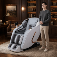 Silla de Masaje Eléctrica de Lujo Zhouqi con Mecanismo 2D 3D y Masaje de Piernas con Rodillos para Recuperación Profunda de Tejidos