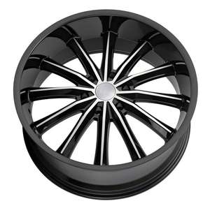 Preto Acabado <span class=keywords><strong>22</strong></span> 24 Polegada 6x114.3 6x139.7 Carro De Alumínio Personalizado Rodas Jantes para SUV/Pickup Truck - Product Image 4