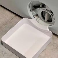 Adaptateur de vidange pour machine à laver, style classique, bac de récupération des eaux usées non perforé pour la collecte des fuites d'eau