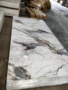 Plaques en PVC marbré avec revêtement UV alternatif, imperméables, panneaux muraux extérieurs, épaisseur 2 mm 3 mm, feuille <span class=keywords><strong>creuse</strong></span> en PP moulé PPS PC - Product Image 6