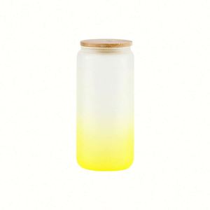 20Oz Cup Sublimation <b>Blank</b> Beer 20 Oz Drinking Jar <b>Water</b> <b>Bottle</b> Frosted Glass Can Cups With Lid - Product Image 2