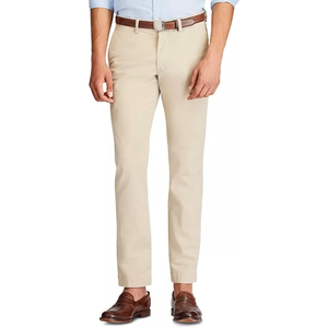 Pantalones chinos para hombre, ideales para viajar, con tela antiarrugas y comodidad elástica, empacado sin esfuerzo y movilidad durante todo el día en viajes. - Product Image 1