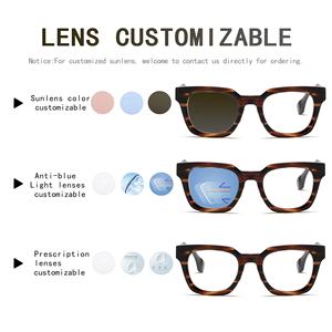 Monturas de gafas redondas con borde completo, color dorado, anti UV, para adultos, unisex, corrección de visión - Product Image 5
