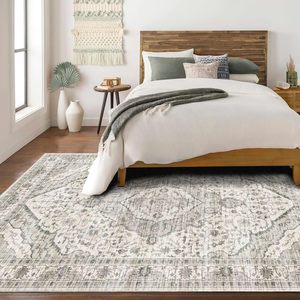 Tappeto Lavabile per Soggiorno e Camera da Letto, Grande Tappeto <span class=keywords><strong>Vintage</strong></span> per Sala da Pranzo e <span class=keywords><strong>Cucina</strong></span> - Product Image 4