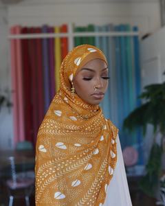 Imprimé personnalisé poids léger Micro pur 100% tissu modal cachemire femmes écharpe musulman Hijab châles - Product Image 3