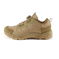 Baskets basses tactiques ESDY camouflage kaki, chaussures de randonnée camouflage avec protection anti-écrasement et antidérapante