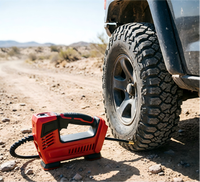 Compresseur d'air portable numérique 12V/18V en plastique, gonfleur rapide de pneus, batterie 2000mAh, charge rapide PD 72W, pression maximale 120psi