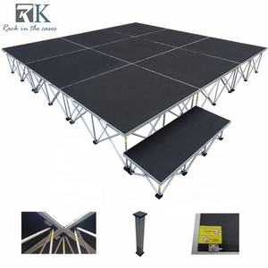 Escenario Portátil de Aluminio, Plataforma Móvil para Eventos y Conciertos, Plataforma de Exhibición con Estructura de Truss - Product Image 1