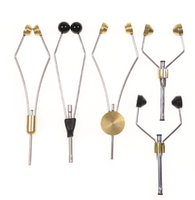 Kit d'outils pour nouer les nœuds de bobine de pêche à la mouche MF - Accessoires de pêche en plein air portables en acier inoxydable