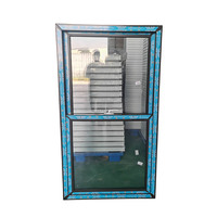 Profilés de portes et fenêtres à guillotine double en vinyle Upvc de style américain Fenêtre en PVC à guillotine simple