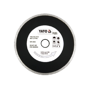 Disque de coupe diamanté Yato 180x3.2x22.2mm pour coupe à l'eau du béton, de la pierre et du ciment YT-6014 - Product Image 1