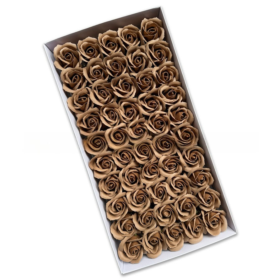 กุหลาบสีช็อกโกแลต 50ดอก/กล่อง