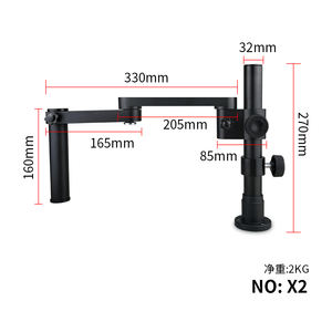 <span class=keywords><strong>Microscope</strong></span> numérique d'<span class=keywords><strong>inspection</strong></span>, caméra électronique binoculaire, lumière réglable, trinoculaire métallurgique, grossissement 3,5x-90x, 1080P - Product Image 6