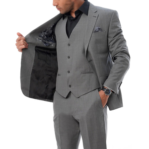 Traje de Pantalón y Chaqueta para Hombre, Premium, 100% Algodón, Transpirable, Conjunto de Dos Piezas para Uso Corporativo y Profesional - Product Image 4