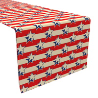 Chemin de table en polyester imprimé, option infroissable avec motifs personnalisés pour les marques et les détaillants de textiles de maison