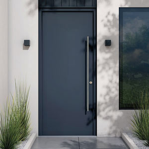 ZEKIN Puertas Exteriores de Aluminio Estándar Americano, Puertas de Entrada de Seguridad para Casas, Certificación CE ISO NFRC - Product Image 2