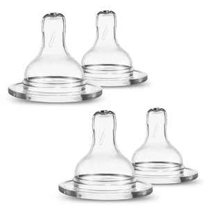 <span class=keywords><strong>Biberon</strong></span> pour bébé sans BPA, écologique, non toxique, réutilisable, à col large, en silicone, type arc, sans poignée, débit moyen - Product Image 6