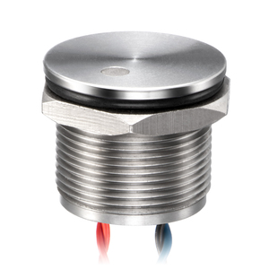 12mm 22mm Latching 1NO 1NC 12V 24V 316 Stainless Steel Waterproof For Pushbutton And Button Switch Panel - Product Image 2
