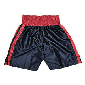 Shorts de boxe personnalisés OEM, respirants, séchage rapide, pour entraînement d'arts martiaux, avec logo frontal, haute qualité pour hommes - Product Image 2