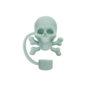 Tapa de paja para <span class=keywords><strong>Halloween</strong></span>, tapa de paja de silicona para vaso de 30 y 40 Oz, tapas de puntas de paja a prueba de polvo de 10mm y 0,4 pulgadas para regalos de <span class=keywords><strong>Halloween</strong></span> - Product Image 5