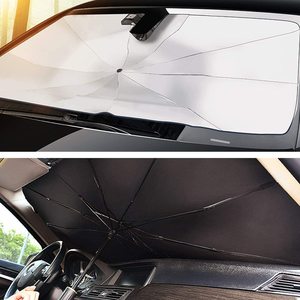 Parasol Plegable para Parabrisas de Coche de Control Manual con Reflector para Protección contra Rayos UV y Calor - Product Image 6