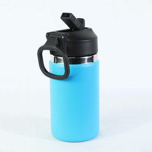 Botella de Agua Aislada de Acero Inoxidable con Tapa Ancha y Pajita, Antiderrames y Hermética, para Camping y Senderismo, 40 oz, 32 oz, 20 oz - Product Image 6