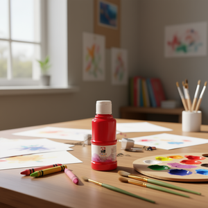 Pinturas Acrílicas de Acuarela Rojas TEMPERA ROJO para Pintar sobre Papel - Product Image 3