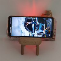 Yuanwen meilleure vente bureau créatif portable gratuit pour placer téléphone portable base de support en bois