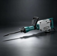 Marteau de démolition industriel 1800W SDS Max, brise-roche électrique avec poignée en D en aluminium, marteau perforateur à percussion filaire pour béton